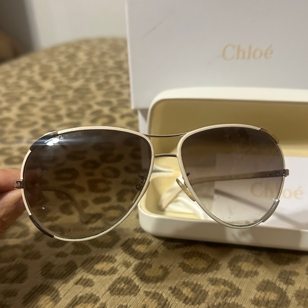 Chloé Aviator Sunglasses - like new